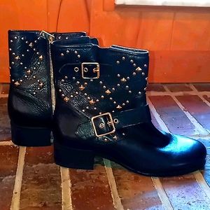 Inc International Concepts black studded boots
